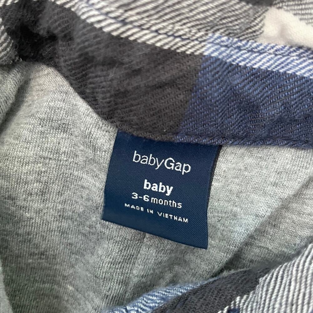 Baby Gap Plaid Romper size 3-6m - Picture 4 of 6